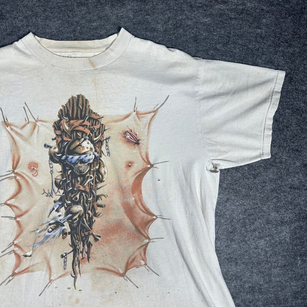 Rare 1994 MEGADETH‎ YOUTHANASIA NORTH AMERICAN TOUR T-SHIRT - Picture 11 of 16